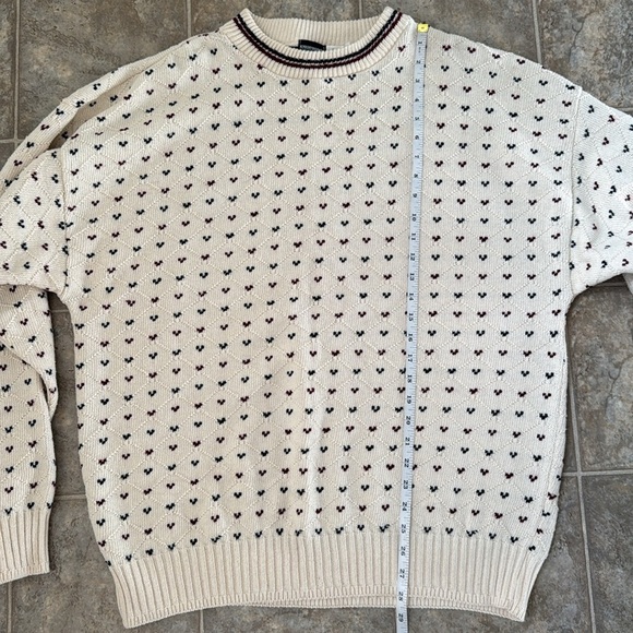 Vintage Knightsbridge Heavyweight Knit Sweater Neutral XL - Picture 6 of 9